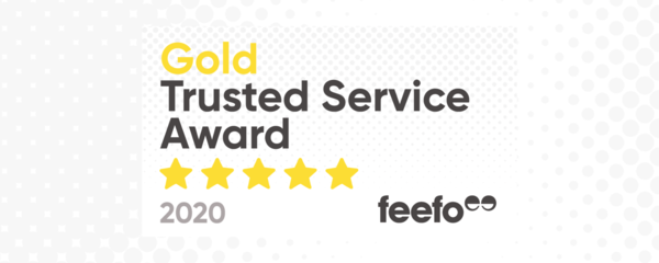 Gold Trusted Service Award 2020! 