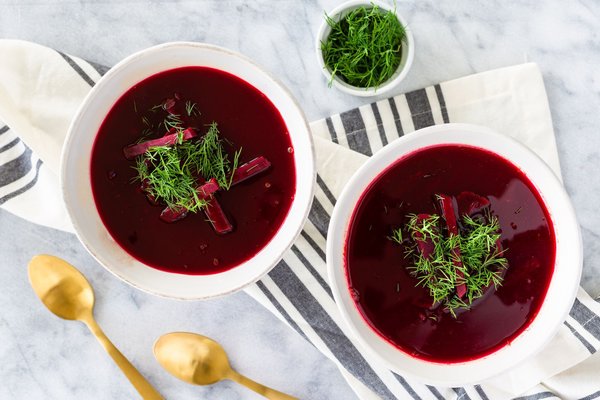 Hot Beetroot Soup With Feta By Euphoria
