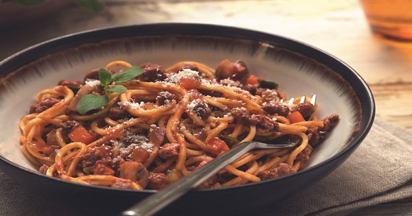 Whole Wheat Spaghetti With Soy Bolognese Recipe By Ananda