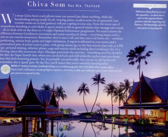 Chiva Som, Thailand - tatler spa guide 2017